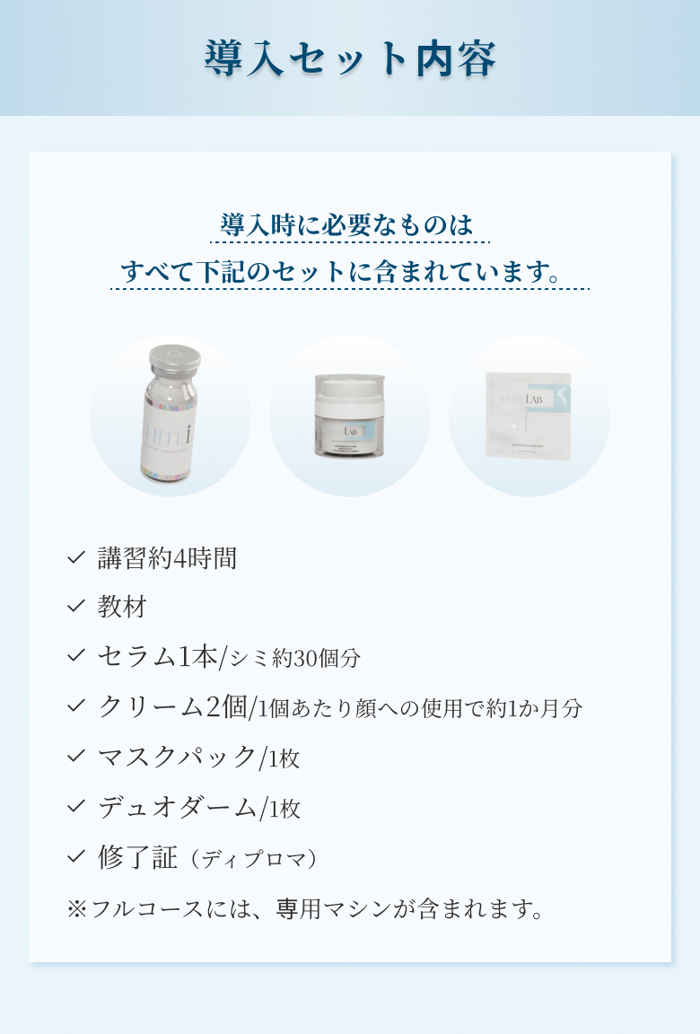 導入セット内容